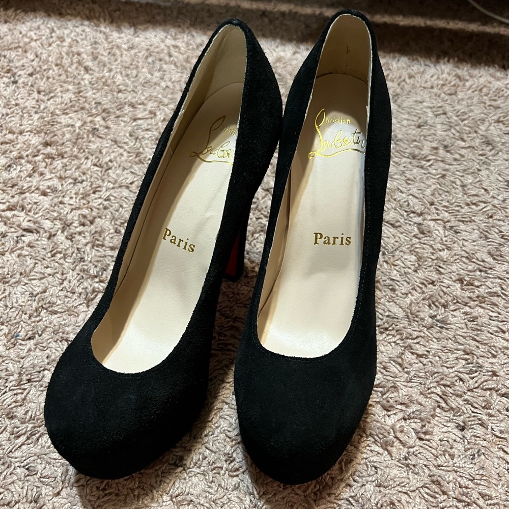 Christian Louboutin | Bibi Suede Heels